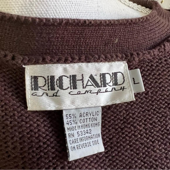 Vintage 90's Colorblock Cardigan - Picture 6 of 7